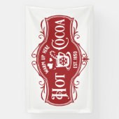 フェスティバルクリスマスホットココアバーベンダー 横断幕 (縦)