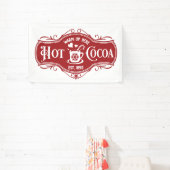 フェスティバルクリスマスホットココアバーベンダー 横断幕 (インサイチュ)