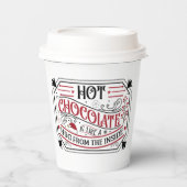 フェスティバルクリスマスホットチョコレートパーティー 紙コップ (正面)