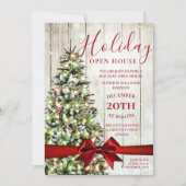 フェスティバルクリスマスホリデーオープンハウスパーティー 招待状 (正面)
