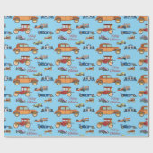 フェスティバルクリスマスホリデーカスタム紙 ラッピングペーパー (フラット)