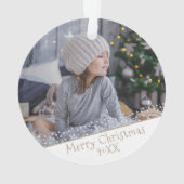 フェスティバルクリスマスホリデーキープサケ写真 オーナメント (裏面)