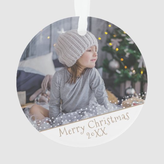 フェスティバルクリスマスホリデーキープサケ写真 オーナメント (裏面)