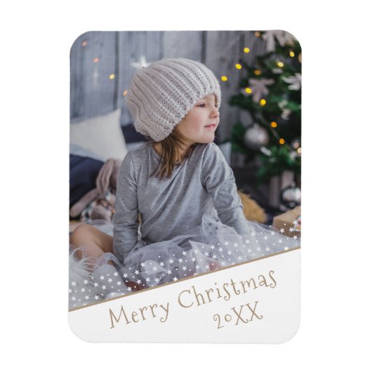 フェスティバルクリスマスホリデーキープサケ写真 マグネット (縦)