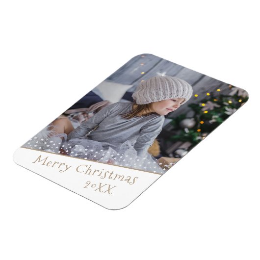 フェスティバルクリスマスホリデーキープサケ写真 マグネット (左側)