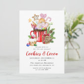 フェスティバルクリスマスホリデークッキー&ココアパーティー 招待状 (スタンド正面)