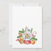 フェスティバルクリスマスホリデークッキー&ココアパーティー 招待状 (裏面)