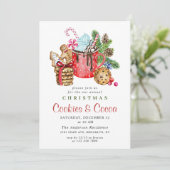 フェスティバルクリスマスホリデークッキー&ココアパーティー 招待状 (スタンド正面)