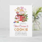 フェスティバルクリスマスホリデークッキー&ココアパーティー 招待状 (スタンド正面)