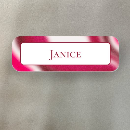 フェスティバルクリスマスホリデークールレッドモダンカスタム 名札