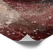 フェスティバルクリスマスホリデーサンタ ポスター (角)