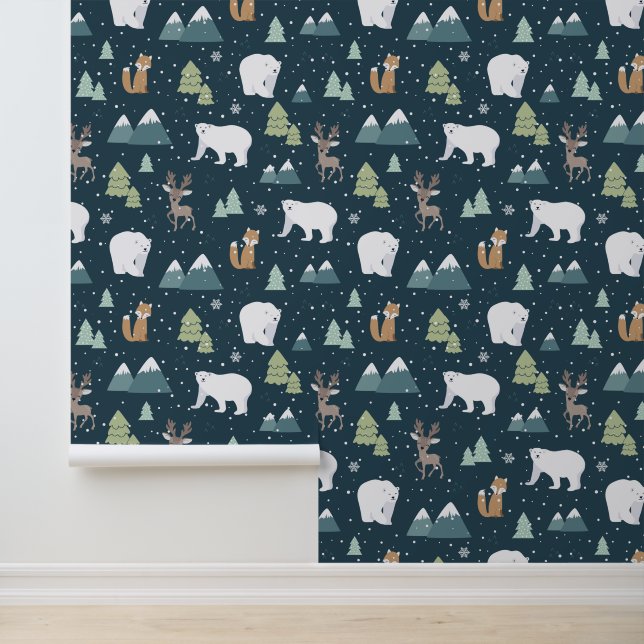 フェスティバルクリスマスホリデータイルの混合動物 壁紙 (アプリケーション)