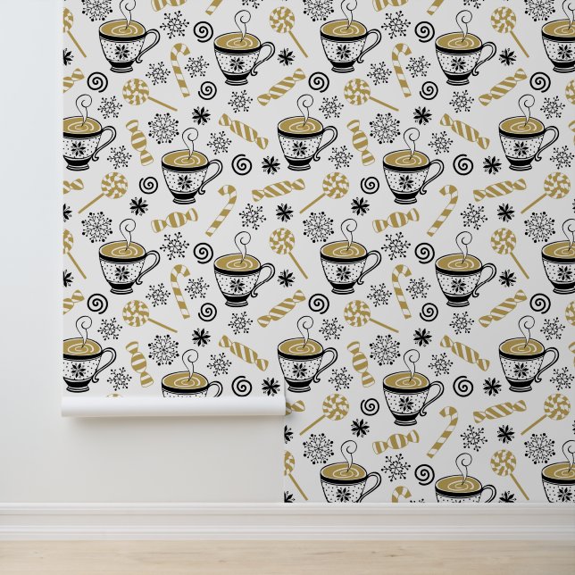 フェスティバルクリスマスホリデータイルココア 壁紙 (アプリケーション)