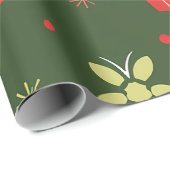 フェスティバルクリスマスホリデーパターン ラッピングペーパー (ロールコーナー)