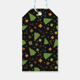 フェスティバルクリスマスホリデープリント ギフトタグ