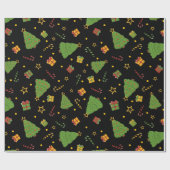 フェスティバルクリスマスホリデープリント ラッピングペーパー (フラット)