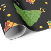 フェスティバルクリスマスホリデープリント ラッピングペーパー (ロールコーナー)