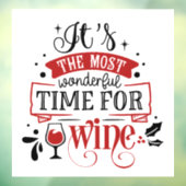 フェスティバルクリスマスホリデーワインバー ウィンドウサイン (シート3)