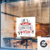 フェスティバルクリスマスホリデーワインバー ウィンドウサイン (カフェ窓)