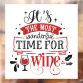 フェスティバルクリスマスホリデーワインバー ウィンドウサイン (シート2)