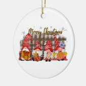 フェスティバルクリスマスホリデー格言セラミックオーナメント セラミックオーナメント (左)