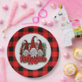 フェスティバルクリスマスホリデー格言パーティー紙プレート ペーパープレート (パーティー)