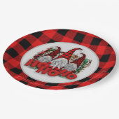 フェスティバルクリスマスホリデー格言パーティー紙プレート ペーパープレート (アングル)