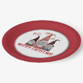 フェスティバルクリスマスホリデー格言パーティー ペーパープレート (アングル)