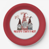 フェスティバルクリスマスホリデー格言パーティー ペーパープレート (正面)