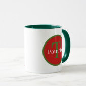 フェスティバルクリスマスホリデー格言追加モノグラム マグカップ (正面右)