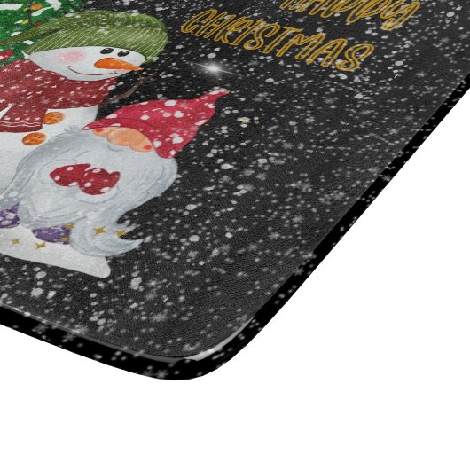 フェスティバルクリスマスホリデー格言 カッティングボード (角)