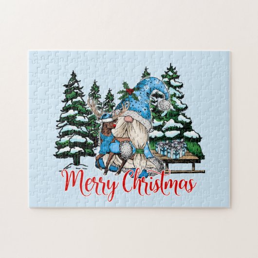 フェスティバルクリスマスホリデー格言 ジグソーパズル (横)