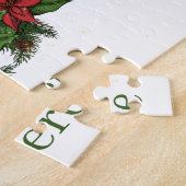 フェスティバルクリスマスホリデー格言 ジグソーパズル (側面)