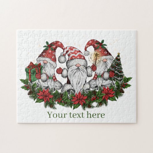 フェスティバルクリスマスホリデー格言 ジグソーパズル (横)