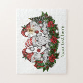 フェスティバルクリスマスホリデー格言 ジグソーパズル (縦)