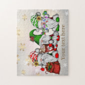 フェスティバルクリスマスホリデー格言 ジグソーパズル (縦)