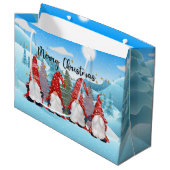 フェスティバルクリスマスホリデー格言 ラージペーパーバッグ (正面アングル)