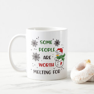 フェスティバルクリスマスホリデー雪だるまマグ コーヒーマグカップ