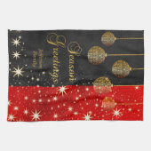 フェスティバルクリスマスホリデー キッチンタオル (横)