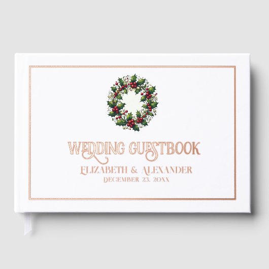 フェスティバルクリスマスホリデ結婚ーズ ゲストブック (正面)