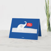 フェスティバルクリスマスホワイトエレファントアド気持ち シーズンカード (裏面)