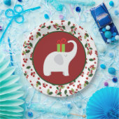 フェスティバルクリスマスホワイトエレファントパーティー ペーパープレート (パーティー)