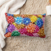 フェスティバルクリスマスボウズカラフル装飾用クッション ランバークッション (ブランケット)