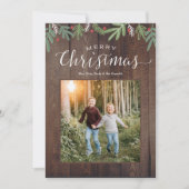 フェスティバルクリスマスボタニカルホリデーカード シーズンカード (正面)