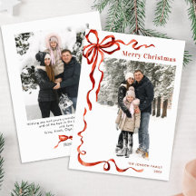 フェスティバルクリスマスボホレッドボウリボン2写真