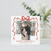 フェスティバルクリスマスボホレッドボウリボン2写真 シーズンカード (スタンド正面)