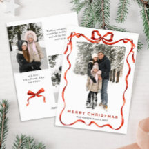 フェスティバルクリスマスボホレッドボウリボン3写真