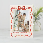 フェスティバルクリスマスボホレッドボウリボン5写真 シーズンカード (スタンド正面)