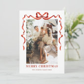 フェスティバルクリスマスボホレッドボウリボン5写真 シーズンカード (スタンド正面)