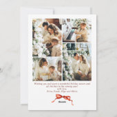 フェスティバルクリスマスボホレッドボウリボン5写真 シーズンカード (裏面)